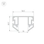 Профиль-держатель Arlight MAG-STRETCH-25-2000 (5LN) 056188