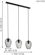 Подвесной светильник Eglo Newtown 49478