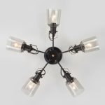 Люстра на штанге Eurosvet 70111/5 черный