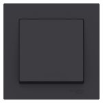 Выключатель 1-клавишный сх.1, 10АХ Systeme Electric AtlasDesign Карбон ATN001012