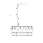 Подвесной светильник Lucia Tucci Moon 4670.9 Black