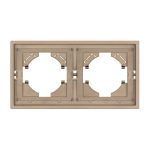 Рамка пластиковая на 2 поста Arlight FRM-TENDO-PL-2-GD 053842