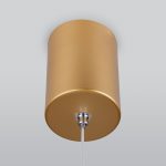Подвесной светодиодный светильник Elektrostandard DLS028 6W 4200K золото 4690389149047