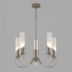 Подвесная люстра Eurosvet 60117/5 никель