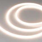 Светодиодная герметичная лента Arlight LUNA-X960-D8mm 24V Warm3500 (8 W/m, IP65, 360deg, 5m) 053353