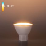 Лампа светодиодная Elektrostandard GU10 7W 3300K матовая 4690389151323