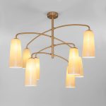 Люстра на штанге Eurosvet Omber 70137/8 латунь