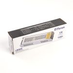 Блок питания для светодиодной ленты Feron LB009 12V 150W IP20 12,5A 21496