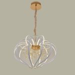 Подвесная люстра Elvan LU-8268/15-58W-WW-WhGl