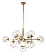 Люстра на штанге Indigo Cocoon 11008/13P Brass V000121
