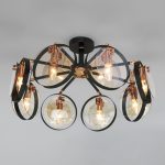 Потолочный светильник Eurosvet Gallo 70121/8 черный