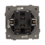 Механизм выключателя двухклавишный непроходной Arlight SWT-TENDO-MK02-SFPL-WH (230V, 10A) 054547