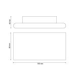 Настенный светильник Lucia Tucci Aero W204 Bianco LED