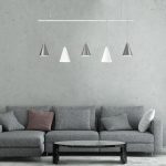 Подвесная люстра Eurosvet Castle 50088/5 белый/серебро