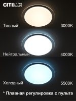 Потолочная люстра Citilux Спутник CL734480G