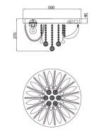 Лампа светодиодная (UL-00006497) Uniel GX53 7W 3000K матовая LED-GX53-7W/3000K+3000K/GX53/FR PLB02WH