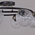 Люстра на штанге Illumico IL0296-8CSQ-79 BK AB