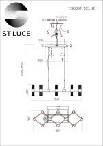 Подвесная люстра ST Luce Gemina SL6007.203.16