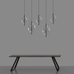 Подвесной светильник Delight Collection 10018P/1 black/clear