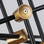 Люстра на штанге Delight Collection Bistro Globe 9389P/6 black/gold