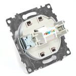Розетка компьютерная 1-местная RJ-45 Stekker Катрин GLS00-7107-04 49023