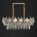 Подвесная люстра Delight Collection D8011P/L-800 gold/smoky