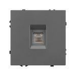 Механизм компьютерной розетки Arlight SCT-NOBE-MPC1-SFPL-GR (RJ-45, CAT6) 054307