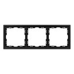 Рамка пластиковая Arlight FRM-NOBE-SFPL-3-BK 054220