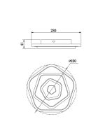 Потолочный светильникк Freya Iona FR10019WL-L23W