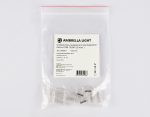 Соединитель прямой для светодиодной ленты COB 8mm 12/24V (2 конт.) GS6351 (10шт) Ambrella Light Illumination GS6351