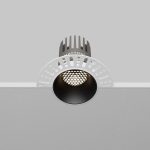 Встраиваемый светильник Maytoni Technical Dip DL124-10W-4K-TRS-B