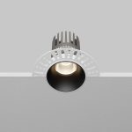 Встраиваемый светильник Maytoni Technical Dip DL124-10W-4K-TRS-B