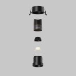 Встраиваемый светильник Maytoni Technical Dip DL116-10W-3K-B