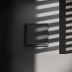 Выключатель одноклавишный с подсветкой Voltum S70 VLS010207