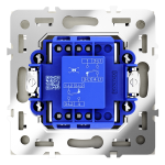 Перекрестный переключатель одноклавишный Voltum S70 VLS010504