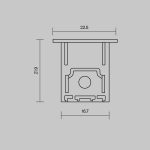 Комплект заглушек профиля 2шт Maytoni Led Strip 642051