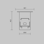 Комплект заглушек профиля 2шт Maytoni Led Strip 642054