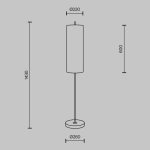 Торшер Maytoni Glamping MOD437FL-01B