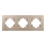 Рамка на 3 поста пластиковая Arlight FRM-PERIO-PL-3-GD 049757