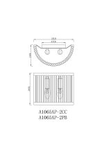 Настенный светильник Arte Lamp Anetta A1065AP-2CC