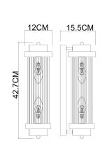 Настенный светильник Arte Lamp Hanna A1070AP-2CC