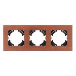 Рамка на 3 поста из натурального дерева Arlight FRM-XSILO-WD-3-NL 050873