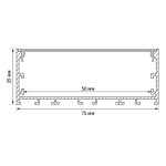 Профиль алюминиевый накладной Feron 10375