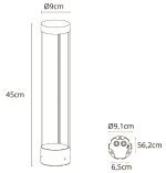 Ландшафтный светильник Arte Lamp New York A1645PA-1BK