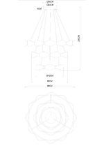 Подвесная люстра Arte Lamp Grace A1868SP-3PB