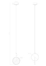 Подвесной светильник Arte Lamp Hannah A1916SP-1GO