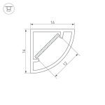 Профиль Arlight WPH-KANT-H16-2000 OPAL 023166