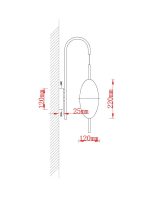 Бра Arte Lamp Andromeda A2089AP-3GO