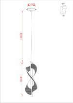 Подвесной светильник Arte Lamp Fiorita A2093SP-1GO