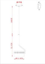 Подвесной светильник Arte Lamp Mosaic A2094SP-1BK